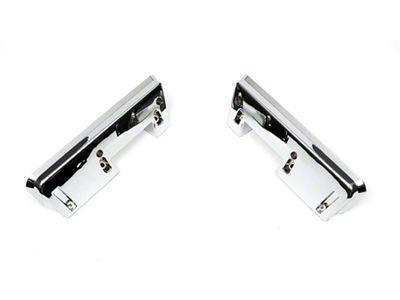 Rick's Camaro - 1964-67 Armrest Bases,Rear,Chrome Plastic