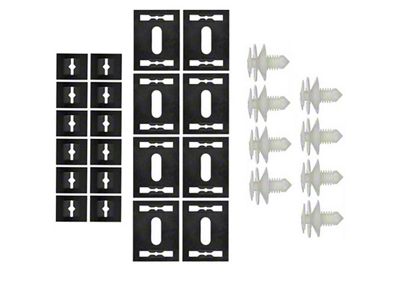 Rick's Camaro - Door Panel Clips, Lower, Large, 1972-1977