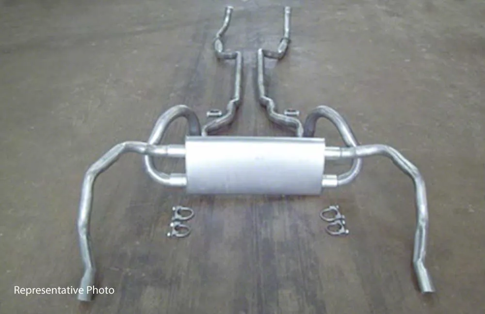 Ecklers Exhaust, BB, W/Polished Tips & Resonators, 69