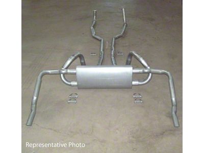 Rick's Camaro - Exhaust System, Small Block Except Z28, Original Style, With Polished Tips, 1970-1973