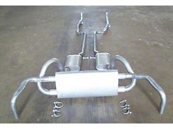 Rick's Camaro - Exhaust System, Small Block With Resonators, Except Z28, Original Style, 1967-1968