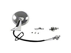 Full Size New Chrome Remote Mirror, Left (1967 Camaro)