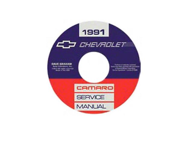 1991 Camaro Service Manual (CD-ROM)