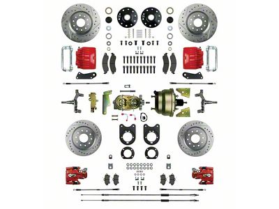 Rick's Camaro - Signature Series Big Brake Four Wheel Disc Conversion, Drop Spindles, Staggered, Power, 1968-1969