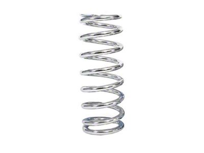 RideTech Chrome Coil Spring, 10 free length, 400 lbs/in, 2