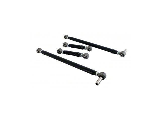 Ridetech Current Design Replacement 4-Link Bars with R-Joints for Ridetech 4-Link Systems; Both Ends Adjustable (64-70 Mustang)
