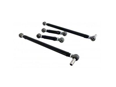 Ridetech Current Design Replacement 4-Link Bars with R-Joints for Ridetech 4-Link Systems; Both Ends Adjustable (70-81 Camaro)