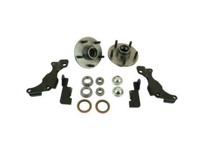 Ridetech Front Brake Retention Kit for TruTurn System (63-82 Corvette C2 & C3)