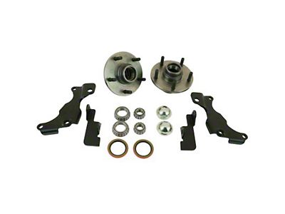Ridetech Front Brake Retention Kit | 65-82 Corvette with TruTurn Ridetech Front Brake Retention Kit | 65-82 Corvette with TruTurn