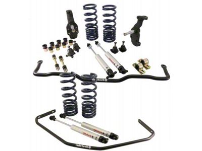 Ridetech StreetGrip Performance System with HQ Series Shocks (58-64 Small Block V8/LS Biscayne, Brookwood, Impala, Kingswood, Parkwood)