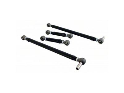 Ridetech Previous Design Replacement 4-Link Bars with R-Joints for Ridetech 4-Link Systems; Both Ends Adjustable (64-70 Mustang)