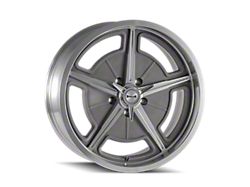 Ridler 605 Matte As-Cast Machined Wheel; 18x9.5; 0mm Offset (67-02 Firebird)