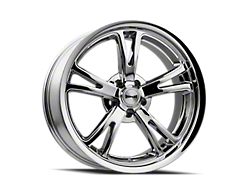 Ridler 606 Chrome Wheel; 18x9.5; 0mm Offset (67-02 Firebird)