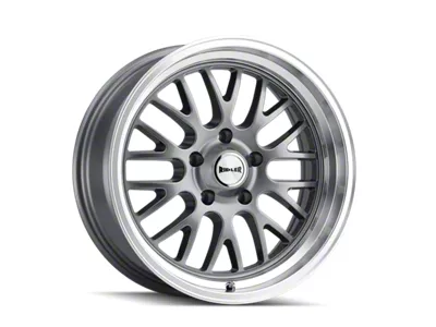 Ridler 607 Gloss Grey Machined Wheel; 20x10; 0mm Offset (67-02 Firebird)