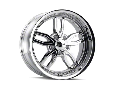 Ridler 608 Chrome Wheel; 18x8; 0mm Offset (70-88 Monte Carlo)