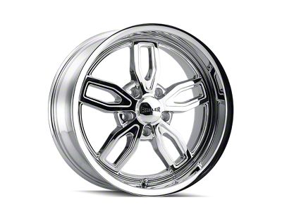Ridler 608 Chrome Wheel; 18x9; 0mm Offset (70-88 Monte Carlo)