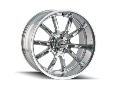 Ridler 650 Chrome Wheel; 17x7; 0mm Offset (70-88 Monte Carlo)