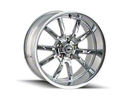 Ridler 650 Chrome Wheel; 17x8; 0mm Offset (70-88 Monte Carlo)