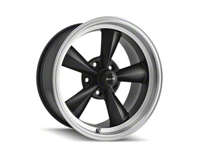 Ridler 675 Matte Black Machined Wheel; 17x7; 0mm Offset (70-88 Monte Carlo)