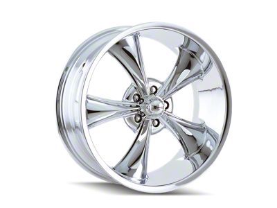 Ridler 695 Chrome Wheel; 17x7; 0mm Offset (70-88 Monte Carlo)