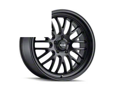 Ridler 607 Matte Black Wheel; 18x8; 0mm Offset (64-72 Gran Sport, GS 350, GS 400, GS 455, Skylark, Special, Sportwagon)