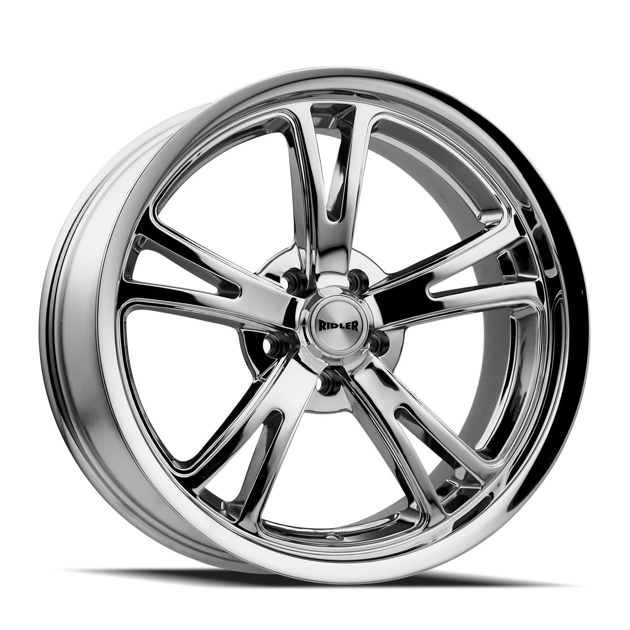 Ridler Ecklers 606 Chrome Wheel; 17x8; 0mm Offset 606-7861C (55-57