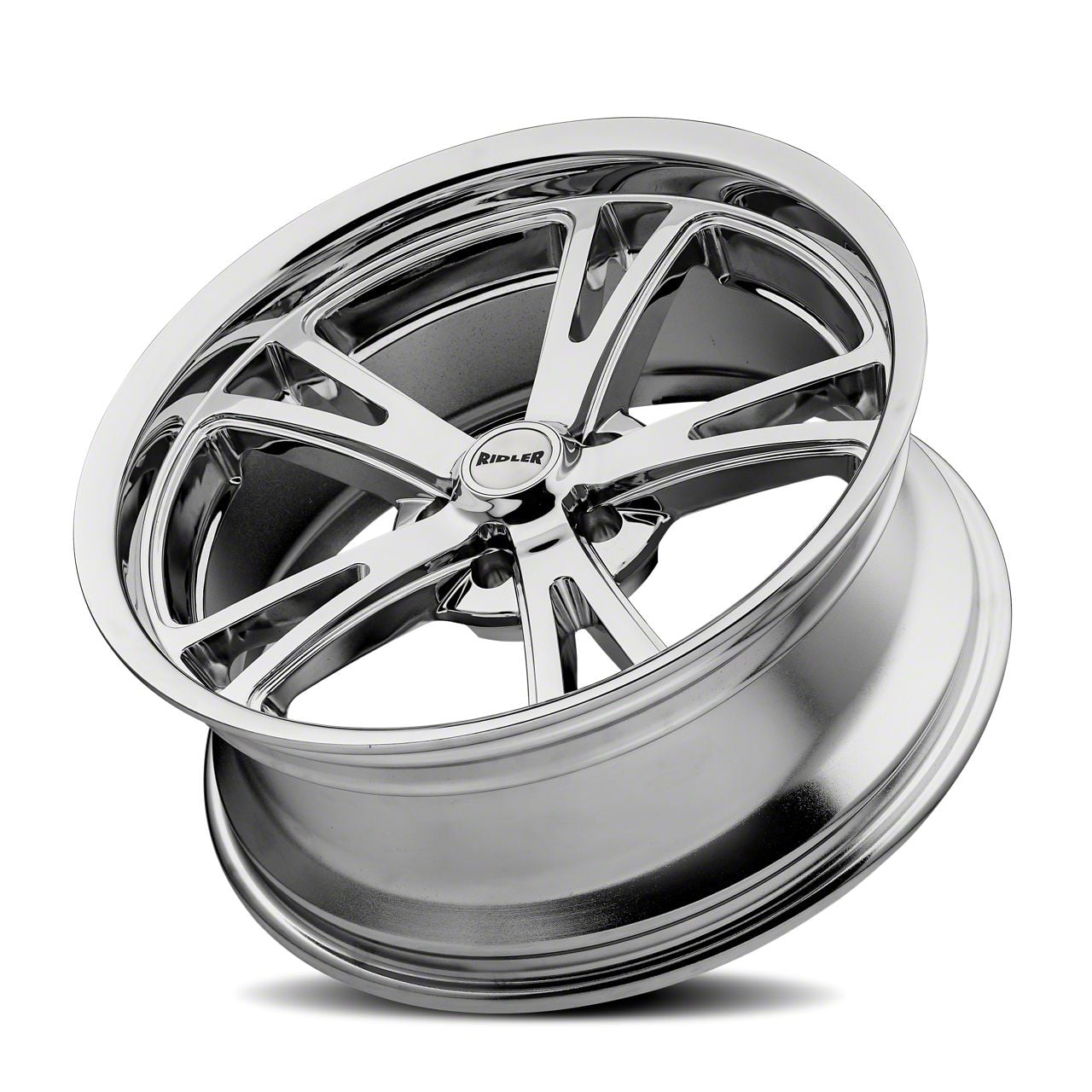 Ridler Ecklers 606 Chrome Wheel; 17x8; 0mm Offset 606-7861C (55-57