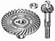 Ring & Pinion Gear Set - 3.54 To 1 Ratio - 10 Splined - Ford Passenger