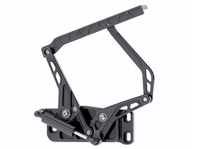 Ringbrothers Air Frame Hood Hinge Kit for Fiberglass Hoods; Black Anodized (67-72 F-100)