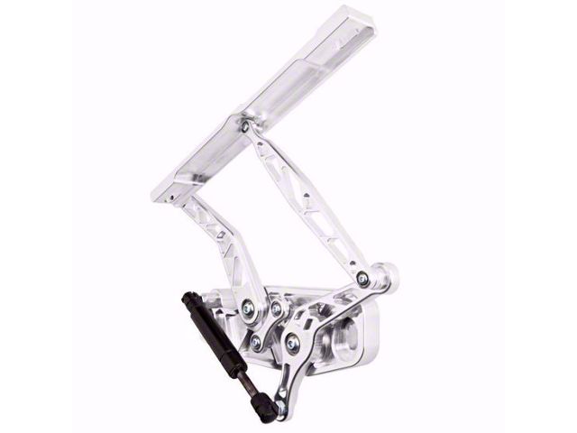 Ringbrothers Air Frame Hood Hinge Kit for Fiberglass Hoods; Natural Billet (1968 Cutlass)