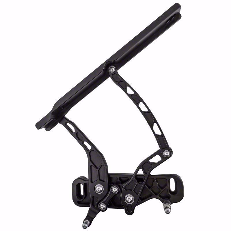 Ringbrothers Ecklers Air Frame Hood Hinge Kit for Steel Hoods; Black