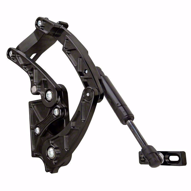 Ringbrothers Ecklers Air Frame Hood Hinge Kit for Steel Hoods; Black