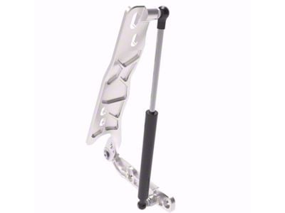 Ringbrothers Air Frame Hood Hinge Kit for Steel Hoods; Natural Billet (78-83 Malibu)