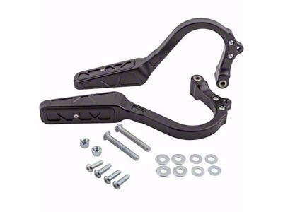 Ringbrothers Air Frame Trunk Hinge Kit for Fiberglass Decklids; Black Anodized (70-72 Chevelle)
