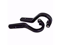 Ringbrothers Air Frame Trunk Hinge Kit for Steel Decklids; Black Anodized (67-69 Firebird)