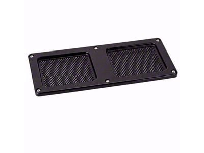 Ringbrothers Cowl Vent Cover; Black Anodized (67-68 Mustang)