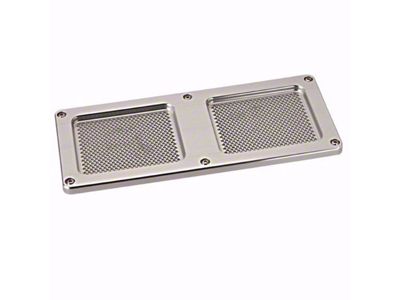 Ringbrothers Cowl Vent Cover; Natural Billet (67-68 Mustang)