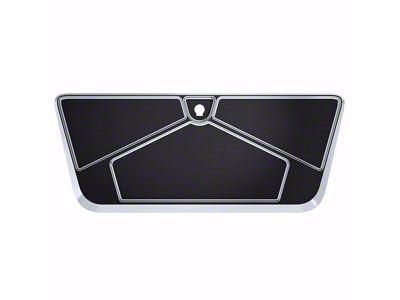 Ringbrothers Glove Box Door; Black Anodized (67-72 Blazer, C10, C20, Jimmy, K10, K20)