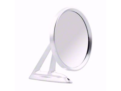 Ringbrothers Round Billet Mirror Set; Natural Billet (Universal; Some Adaptation May Be Required)