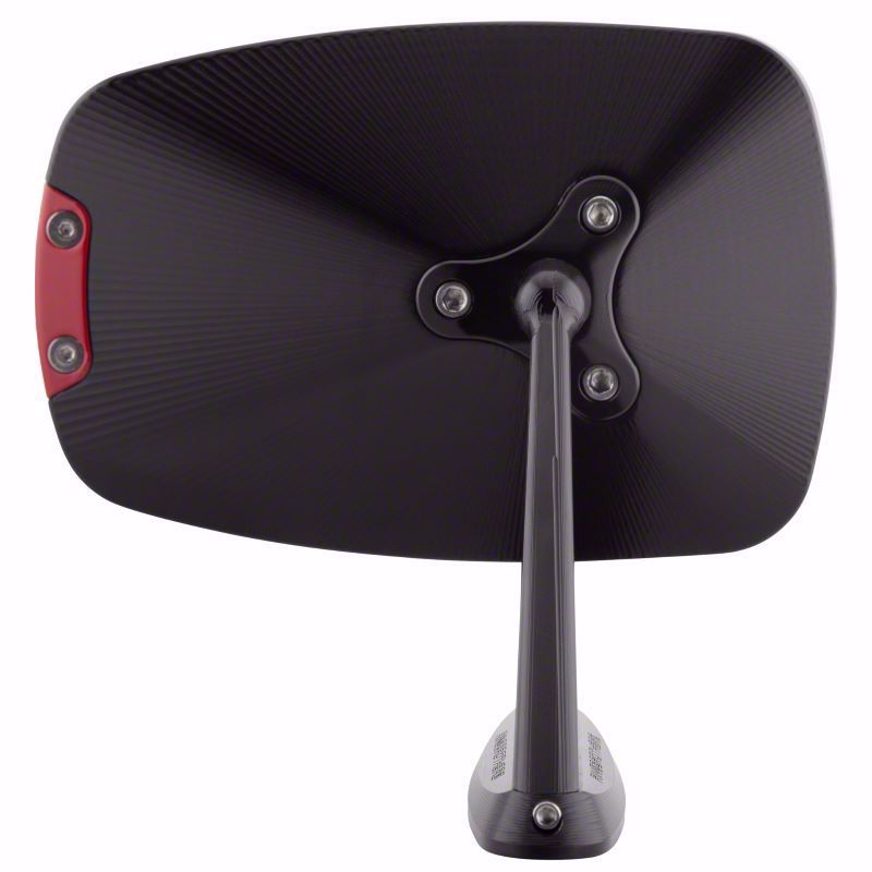 Ringbrothers Ecklers Rectangular Mirror Set; Black Anodized