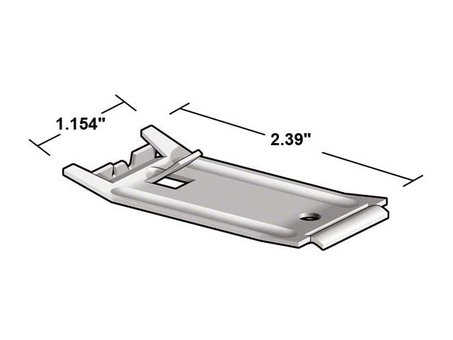 Rocker Panel Moulding Clip