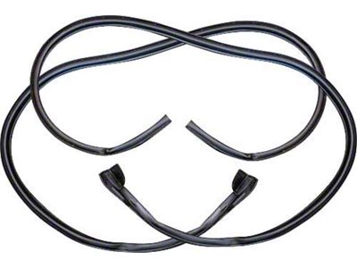 Roof Rail Seals - Ford 2 Door Hardtop Notchback Body Style 65