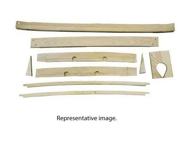 Roof Rib Kit - Wood - Ford 5 Window Coupe