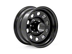 Rough Country Steel Black 6-Lug Wheel; 15x8; -19mm Offset (73-87 C10, C15, K10, K15)