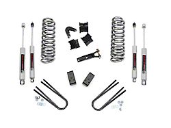 Rough Country Suspension 4-Inch Suspension Lift Kit with Rear Lift Blocks and Premiun N3 Shocks (78-79 Bronco)