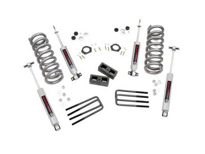 Rough Country Suspension 2-Inch Suspension Lift Kit with Premium N3 Shocks (88-99 C1500)