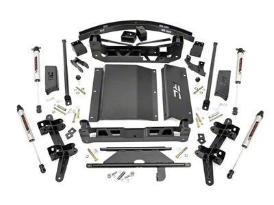 Rough Country Suspension 6-Inch Suspension Lift Kit with V2 Monotube Shocks (88-99 K1500 w/o Straight Front Axles)