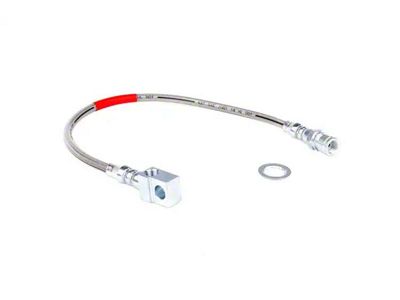 Rough Country Rear Extended Stainless Steel Brake Lines for 4 to 6-Inch Lift (75-86 K10, K15; 73-91 4WD Blazer, Jimmy)