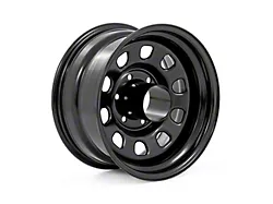 Rough Country Steel Black 6-Lug Wheel; 15x8; -19mm Offset (73-91 Blazer, Jimmy)
