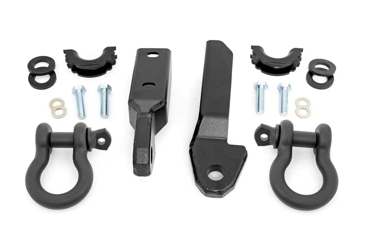Rough Country Tow Hook To Shackle Conversion Kit (RS158) - Fits Ford F-150 (2009-2020)